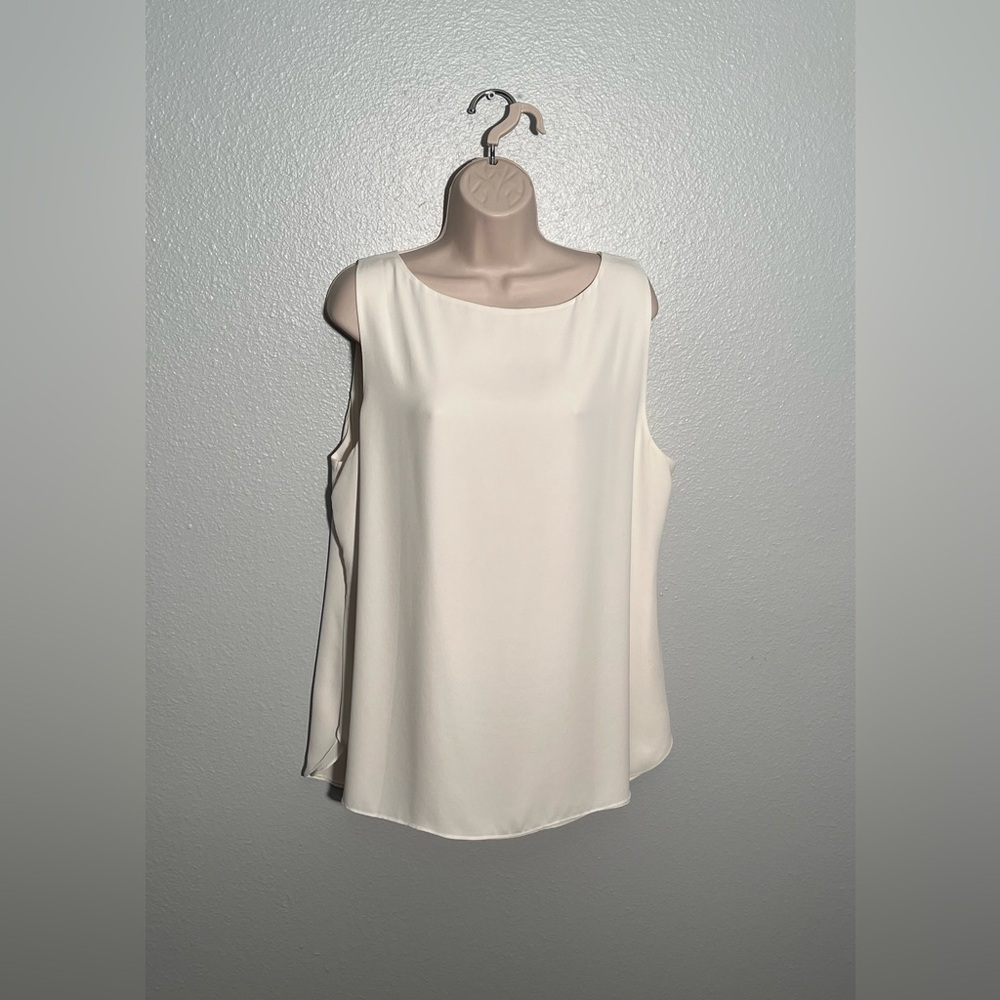 Chico's Size 3 (XL) Off-White Tank Top